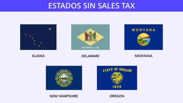 estados usa sin sales