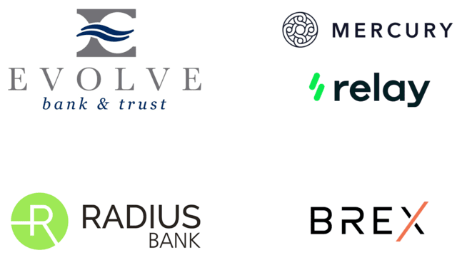 evolve bank trust mercury relay financial radius bank