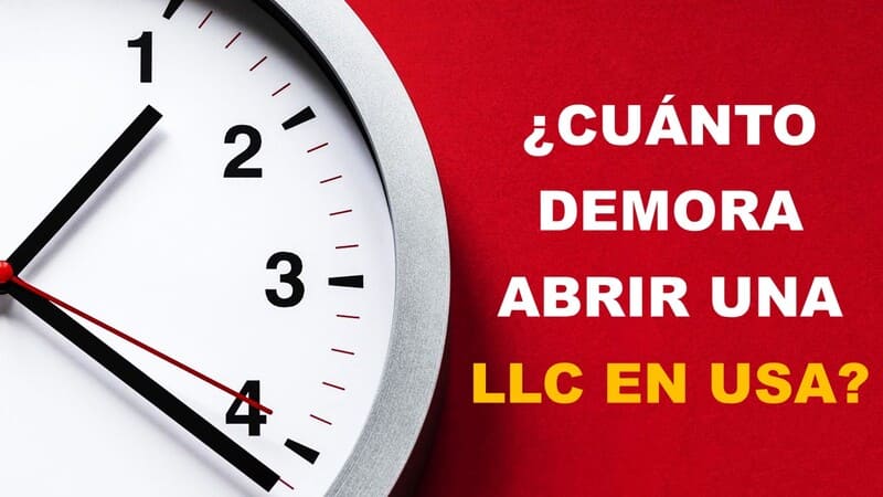 cuanto tiempo toma abrir una empresa en los estados unidos