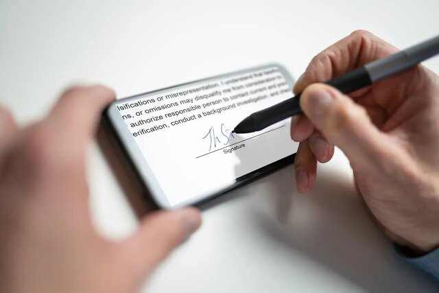registro de firma checking account